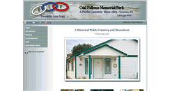 Desktop Screenshot of oddfellowsmemorialpark.com